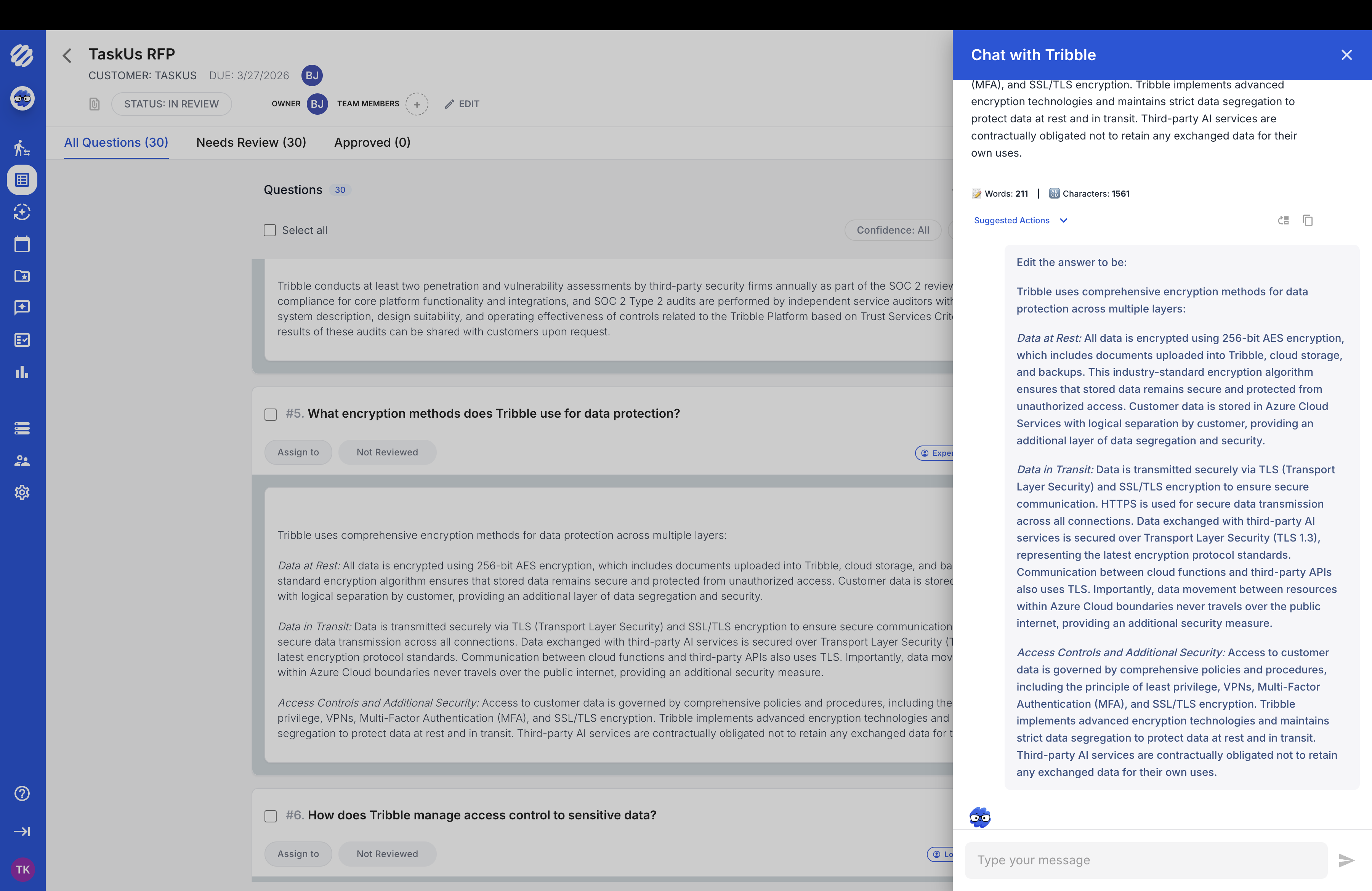 Tribble AI Knowledge Base: sourced answers in Slack